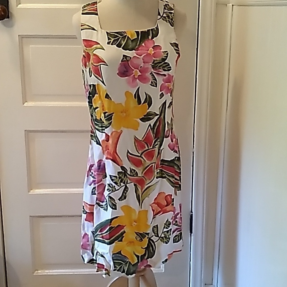 Rabbit Rabbit Rabbit Designs sz 12 summer floral dress 👗